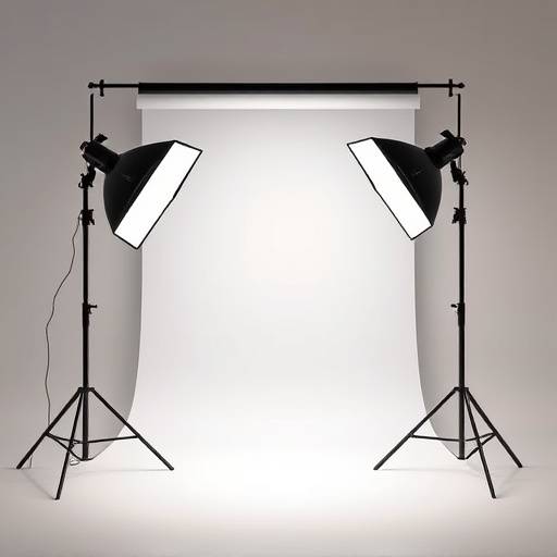 Stylized icon of a photo studio room, representing studio rental services.
